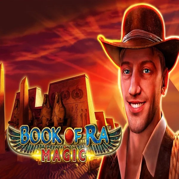 Book of Ra Magic slot visual from Greentube available on slotbookof.com